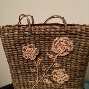 Straw Ladies Purse Bag